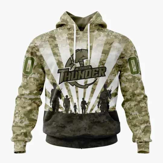 Discover Personalize Wichita Thunder Hoodie