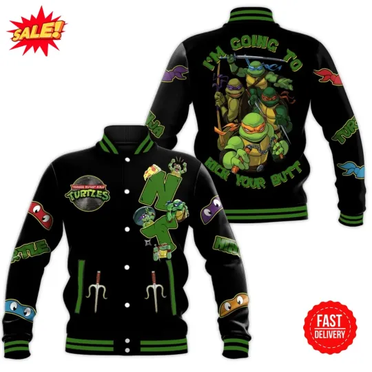 Discover Teenage Mutant Ninja Turtle Baseball Jacket For Fan