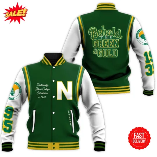Discover JE Norfolkk State University Reprint Baseball Jacket