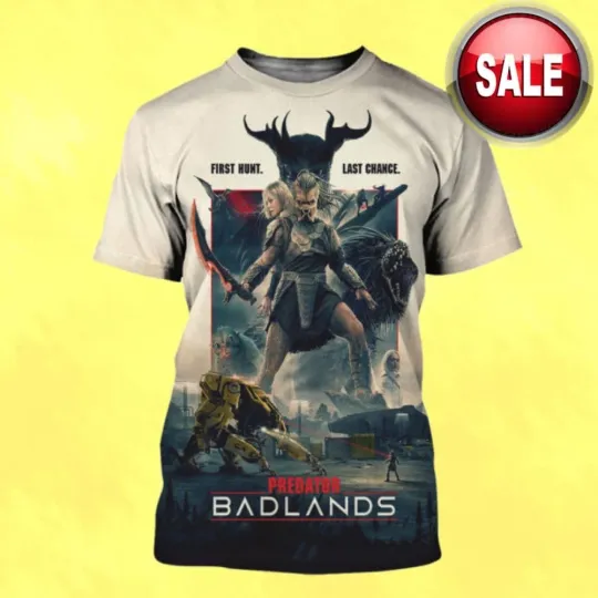 Predator Badlands First Hunt All Over Print T-Shirt November 7, 2025