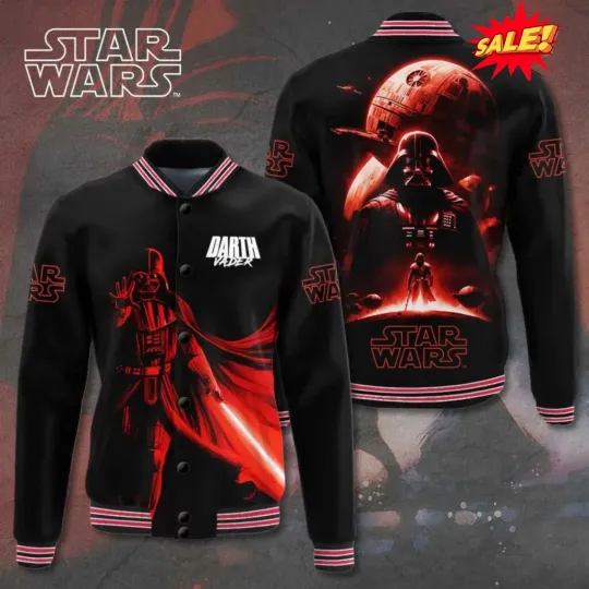 Discover Star Wars 50th Anniversary Baseball Jacket All Size M1