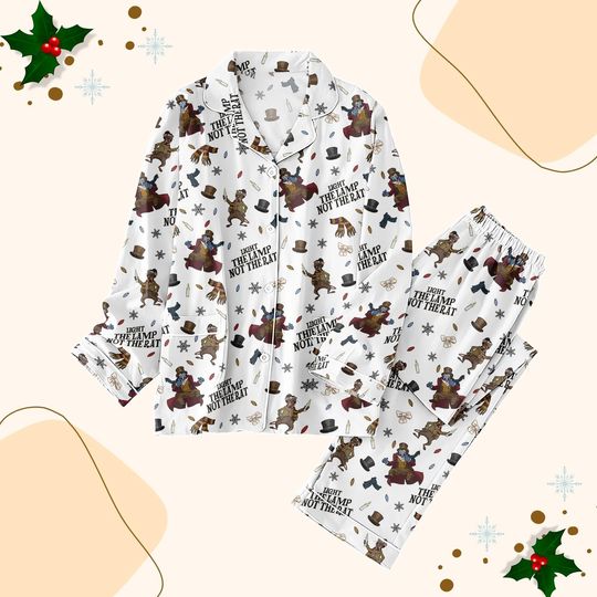 The Muppets Gonzo Rizzo Christmas Pajamas Set, Light The Lamp Not The Rat Shirt, Muppets Christmas Carol Holiday Pajamas, Xmas Gifts