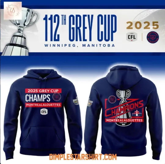 Discover Montreal Grey Cup Champions Hoodie 3D Gift For Christmas