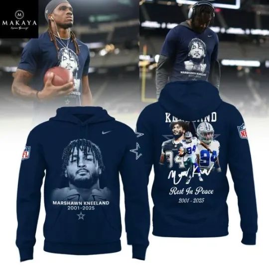 Discover Dallas Cowboys R.I.P Marshawn Kneeland Thank You Hoodie 3D