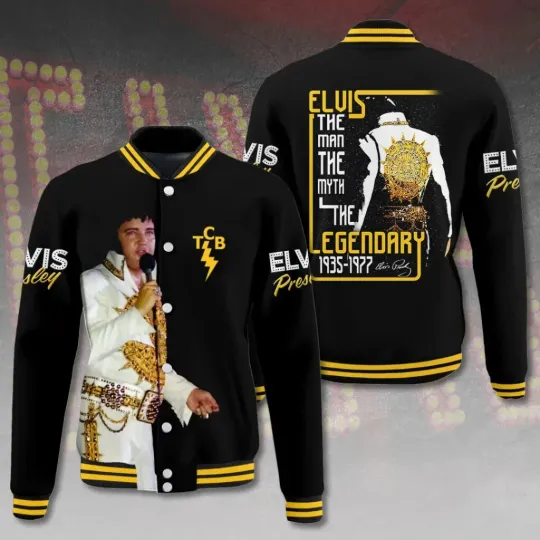 Discover Exclusive Elvis Presley Baseball Jacket
