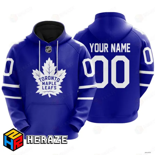 Discover Custom Toronto Maple Leafs Hoodie with Name & Number - Personalize Your Support!