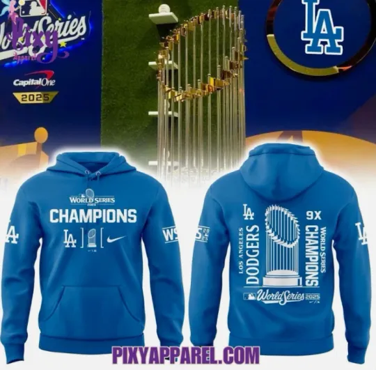 Discover Dodger Win 9X 2024-2025 Champs 3D Hoodie Gift For Christmas