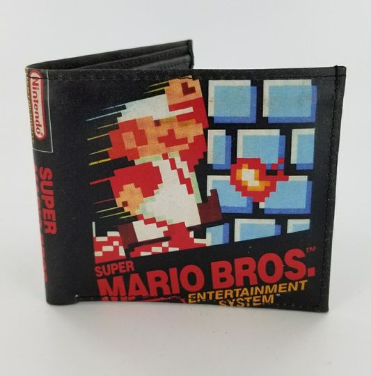 Discover Video Game Inspired Genuine Leather Bifold Wallet