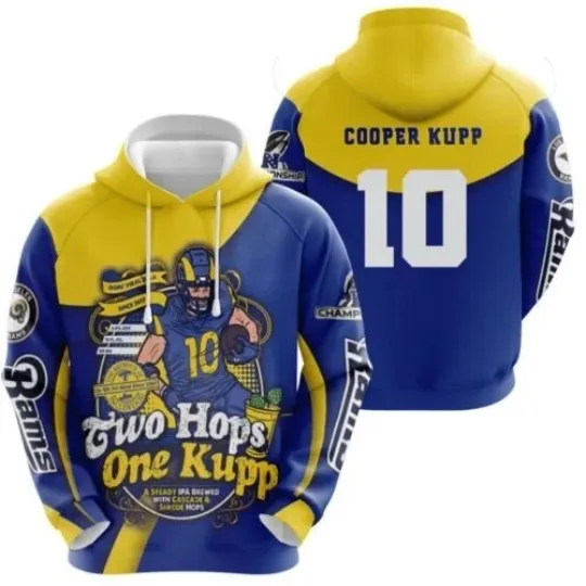 Discover Kupp Los Angeles Football Lightweight 3D Hoodie All Over Print