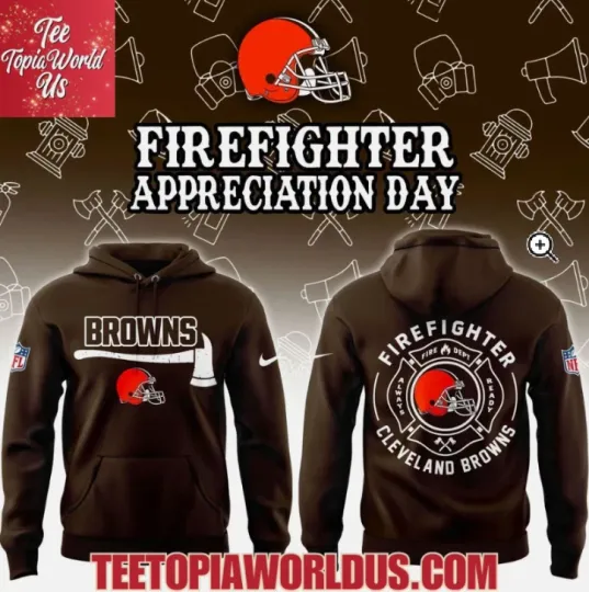 Discover Cleveland Brown Firefighter Application Day 3D Hoodie All Over Print