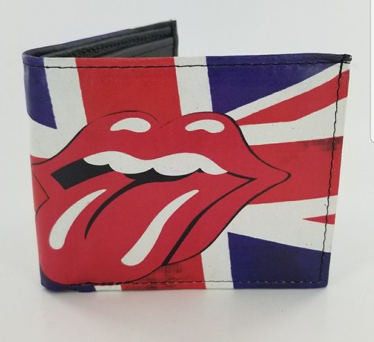 Discover Rock Band Inspired Leather Bifold Wallet for Men, Genuine Handcrafted Money Wallet, Christmas Gift