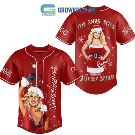 Discover Hot Hot Britney Spears It Is Xmas Btch Baseball 3D Unisex S to 5XL K030