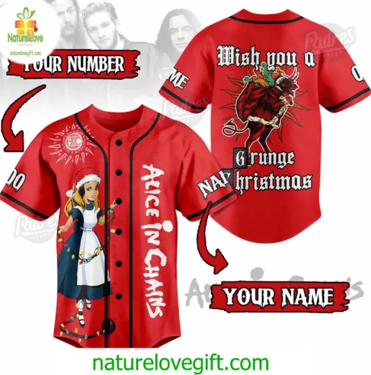 Discover Custom Christmas ALC Band Baseball Jersey