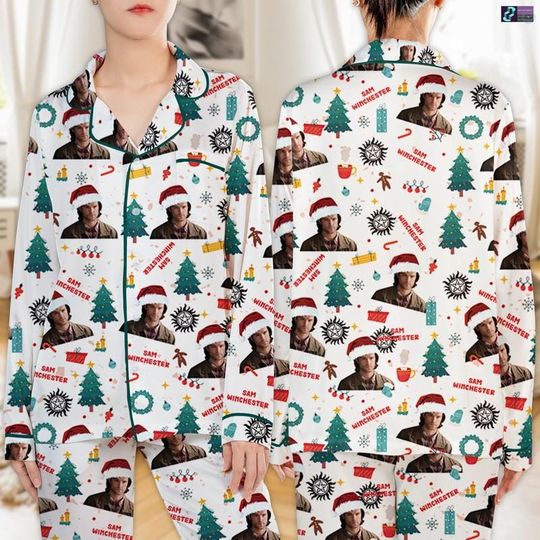 Supernatual Christmas Pajamas Set, Supernatural Sam And Dean Winchesters Pajamas, Holiday Family Xmas Pajamas Set, Christmas Party 2025 Gift