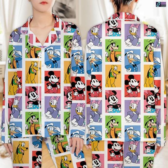 Discover Disneyland Mickey And Friends Christmas Pajamas Set, Mickeys Very Merry Christmas Party, Family Matching Pajamas Set, Christmas Holiday Gift
