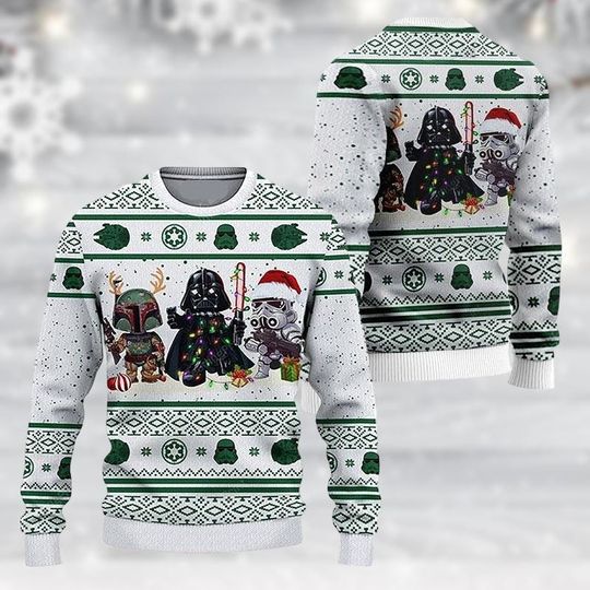 Discover Star Wars Ugly Christmas Sweater, Star Wars Sweaters, Boba Fett Sweater, Disney Christmas Sweaters Men