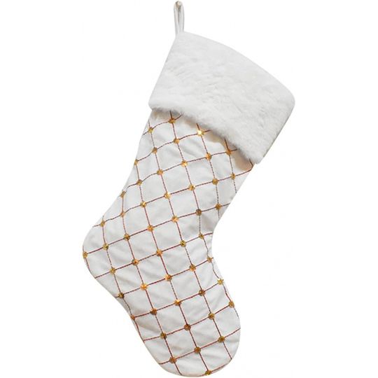 Christmas Stocking,Christmas Decorations Santa/Snowman/Reindeer Hanging Stockings for Family Xmas Holiday Season Party Decor