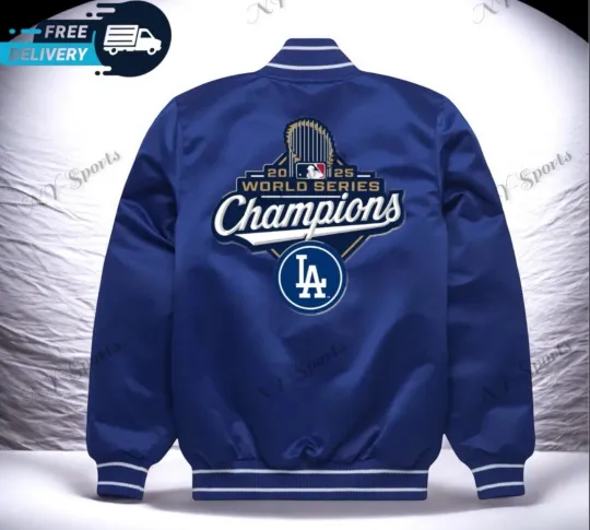 LA Dodger Vintage Starter 2025 champion Collection LA Dodgers Satin Jacket
