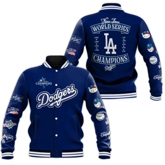 Discover Back To Back Dodger 2025 World Series Jacket, Dodger Jacket 2025