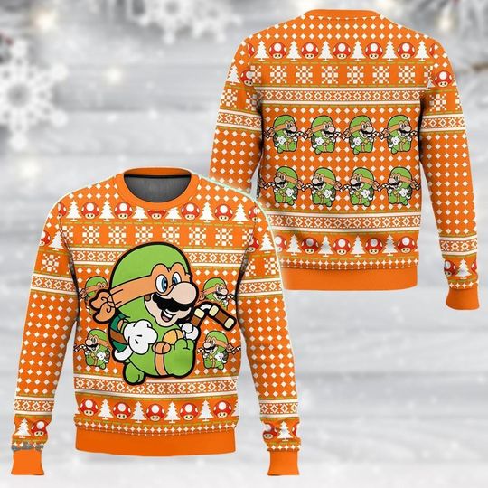 Discover Game Christmas Sweater, Nostalgic Gamer Sweater, Retro Gaming Holiday Sweater, Ugly Xmas Sweater for Men