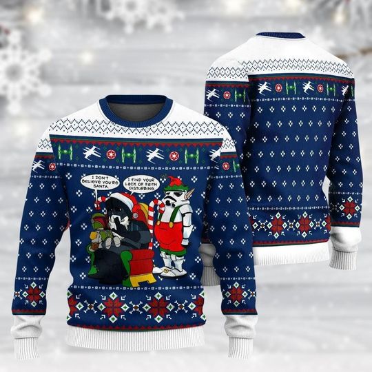 Discover Star Wars Darth Vader Christmas Sweater, Holiday Ugly Sweatshirt