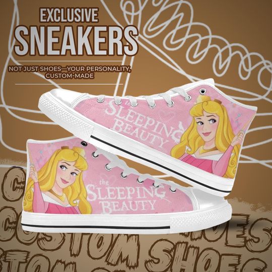 Sleeping Beauty High Top Sneakers