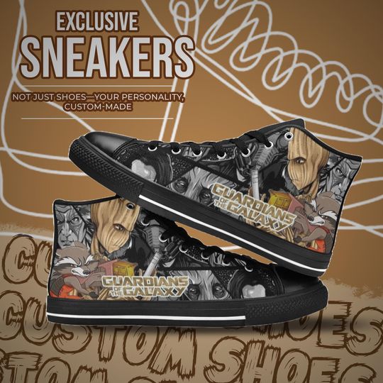 Guardians of the Galaxy High Top Shoes