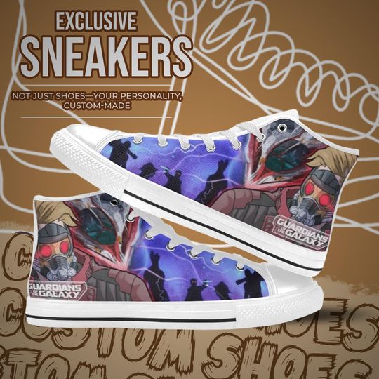 Guardians of the Galaxy High Top Shoes