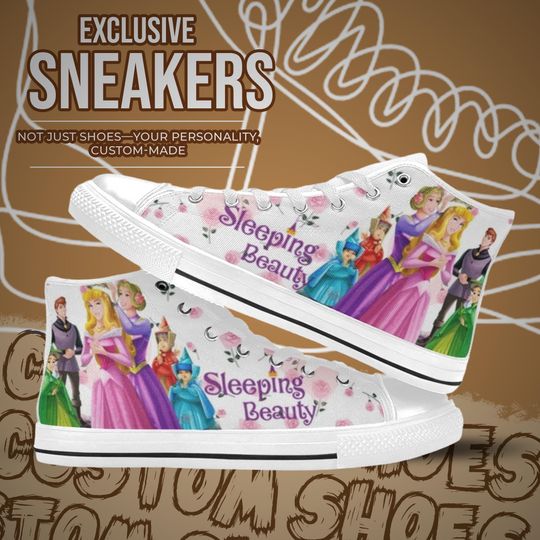 Sleeping Beauty High Top Shoes