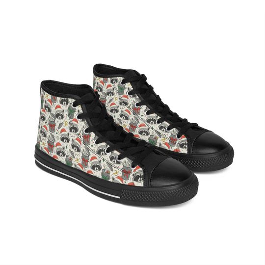 Discover Racoon Christmas Trash Munchkins Women's Classic Sneakers