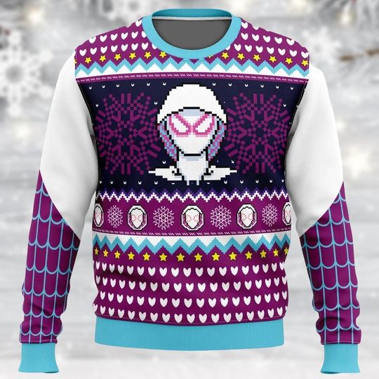 Discover Spider-Man and Venom Christmas Sweater Men’s Cozy Ugly, Sweatshirt for Holiday Season