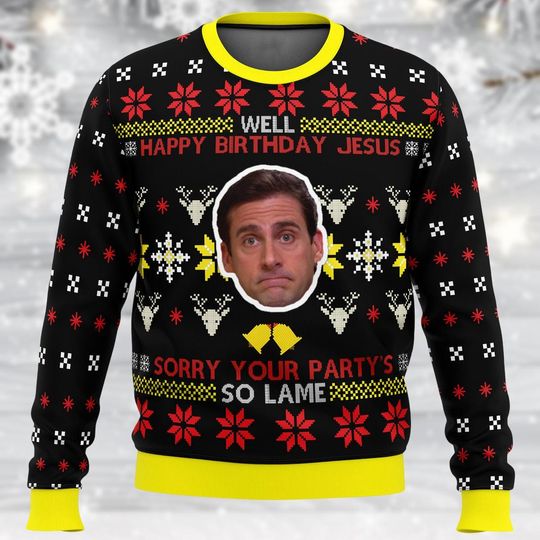 Discover The Office Ugly Christmas Sweater, Scott Sweater Holiday Party Sweatshirt, Funny Christmas Gift