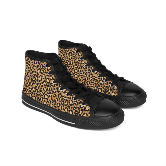 Discover Leopard Women's Classic High Top Sneakers