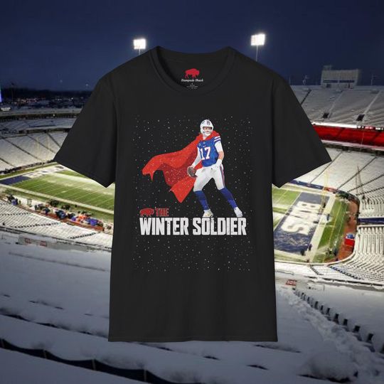 Josh Allen Winter Soldier T-Shirt Buffalo Bills Game Day Tee