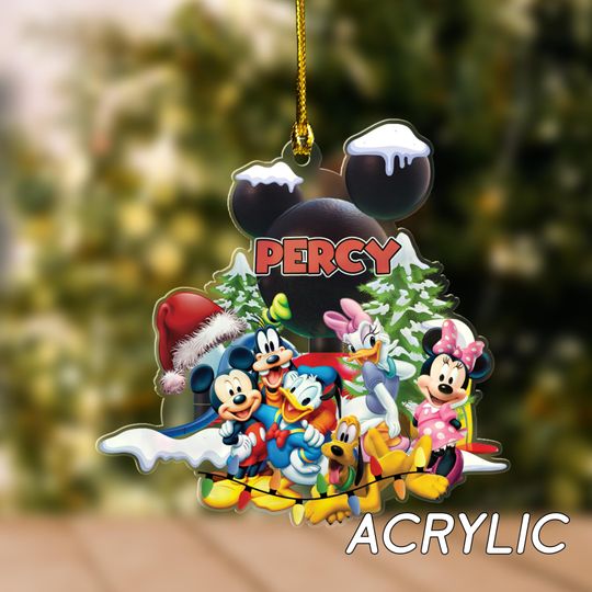 Discover Personalized Mickey mouse Club House christmas ornament