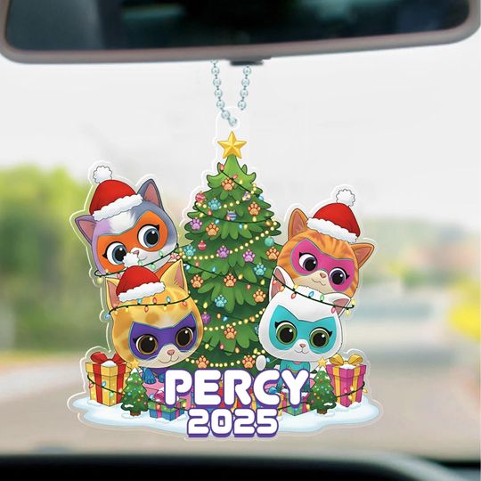 Discover Personalized Superkitties Ornament, Cute Superkitties Christmas Ornament