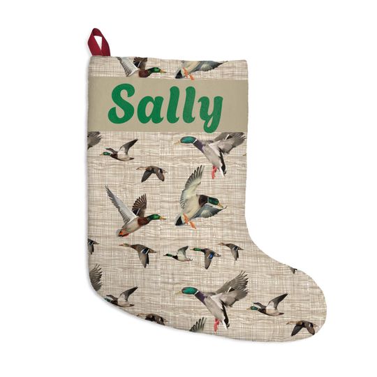 Discover Christmas Duck Stocking Personalized Shipped from USA