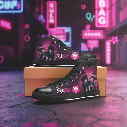 Discover Saja Boys Shoes, Saja Boys Shoes, Saja Boys Converse Style Sneakers, Demon Hunter Kids Runners, Gift For Kpop Fan, Kpop Movie