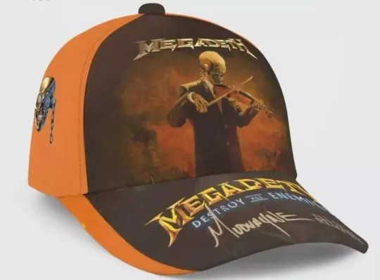 Megadeth Announces Destroy All Enemies Tour Dates Baseball Cap