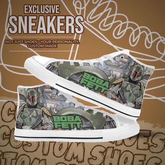 Boba Fett High Top Shoes