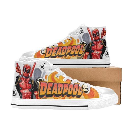 Deadpool High Top Shoes