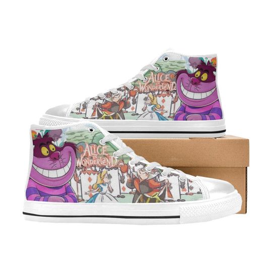 Alice In Wonderland High Top Shoes