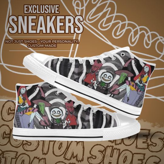 The Nightmare Before Christmas High Top Shoes