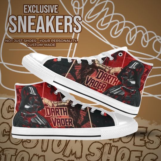 Darth Vader High Top Sneakers