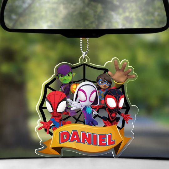 Personalized Spidey & His Amazing Friends Christmas Ornament