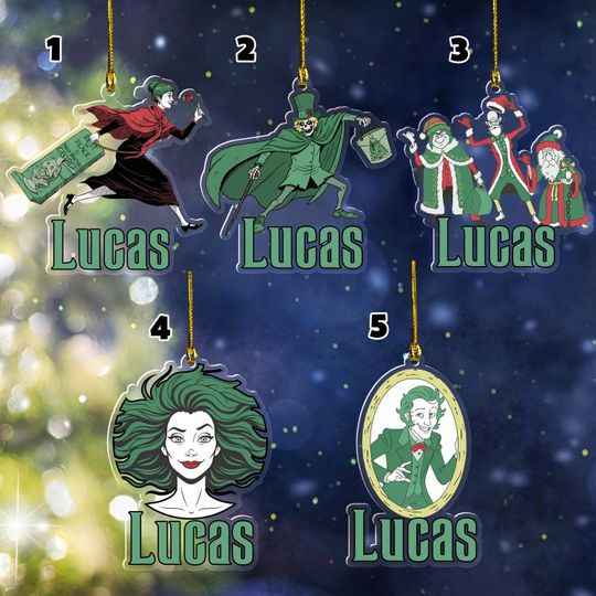 Discover Customized Haunted Mansion Ornament, Haunted Mansion Characters Ornament