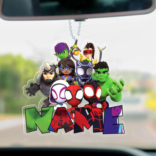 Discover Personalized Disney Spidey and His Amazing Friends Christmas Ornament