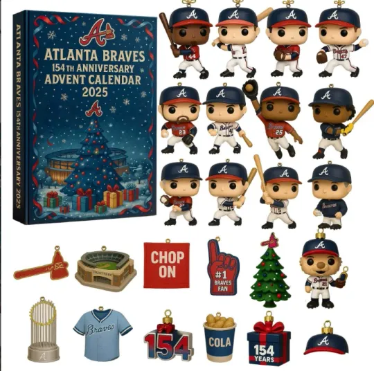 Discover Braves 2D Advent Calendar 2025 Gift For Christmas