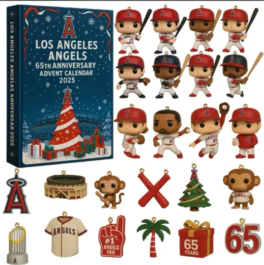 Discover Los Angeles 65th Anniversary Advent Calendar 2D Gift For Christmas