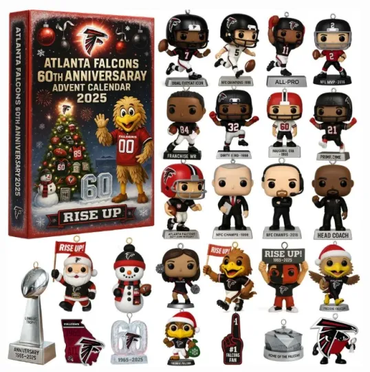 Discover Atlanta 2D Advent Calendar 60th Anniversary Edition Gift For Christmas